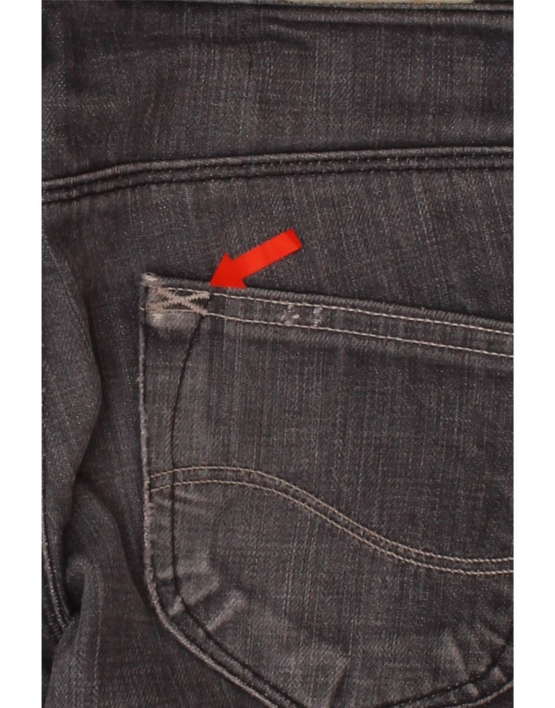 LEE Girls Elly Straight Jeans 9-10 Years W26 L24 Grey Cotton Vintage Lee and Second-Hand Lee from Messina Hembry 