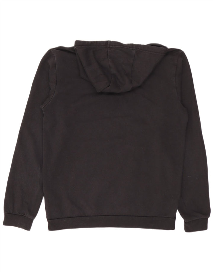 ADIDAS Mens Hoodie Jumper Small Black Cotton