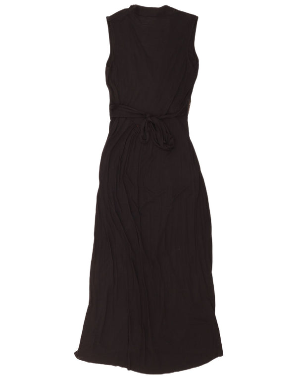 Monsoon Womens Sleeveless Maxi Dress UK 12 Medium Black
