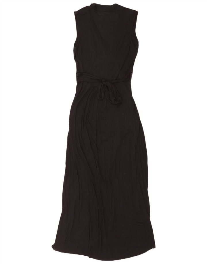 Monsoon Womens Sleeveless Maxi Dress UK 12 Medium Black