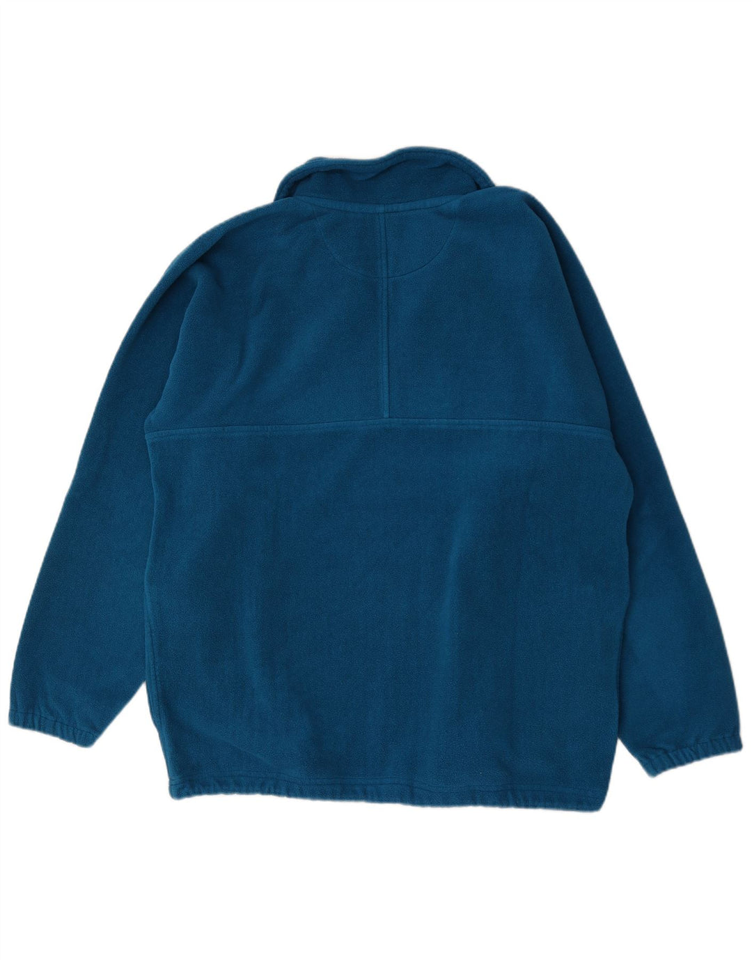 Bailo Mens Zip Neck Fleece Jumper Large Blue Polyester