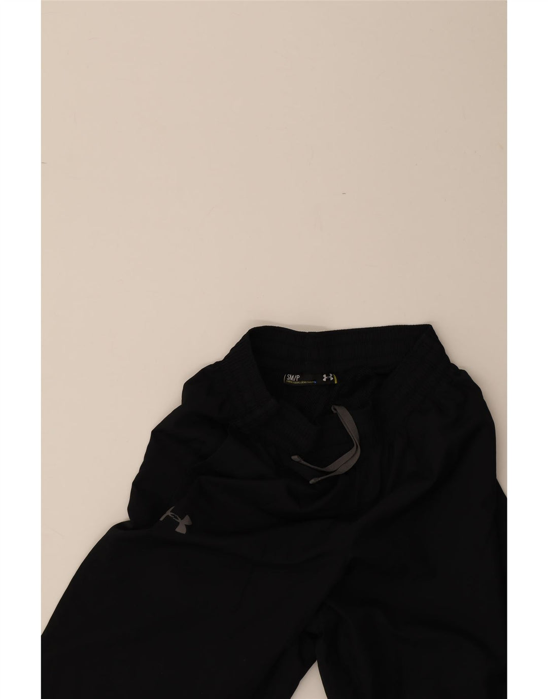 UNDER ARMOUR Mens Graphic Tracksuit Trousers Small  Black Vintage Under Armour and Second-Hand Under Armour from Messina Hembry 