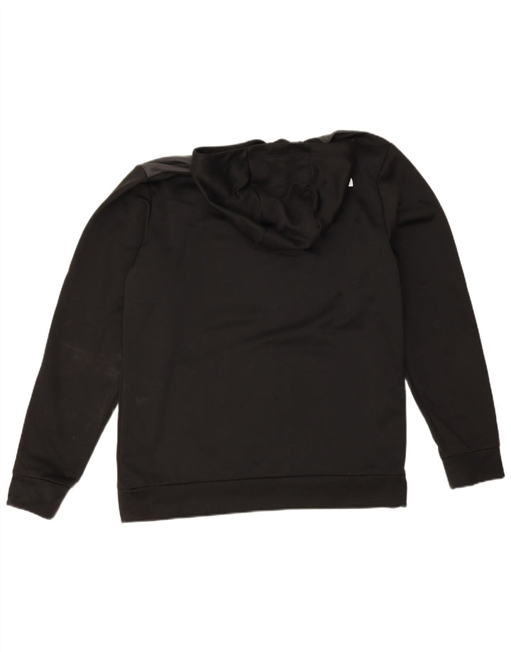 The North Face Mens Hoodie Jumper Medium Black Colourblock Polyester