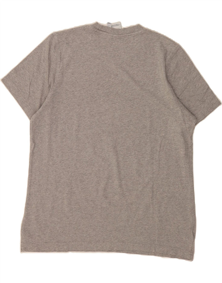 ADIDAS Mens Graphic T-Shirt Top Large Grey Cotton Vintage Adidas and Second-Hand Adidas from Messina Hembry 