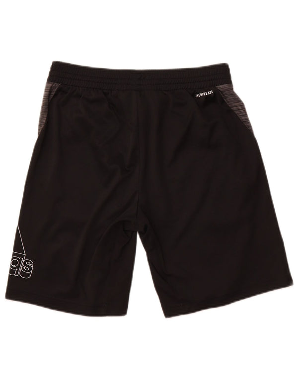 Adidas Boys Aeroready Sport Shorts 13-14 Years  Black Colourblock Polyester