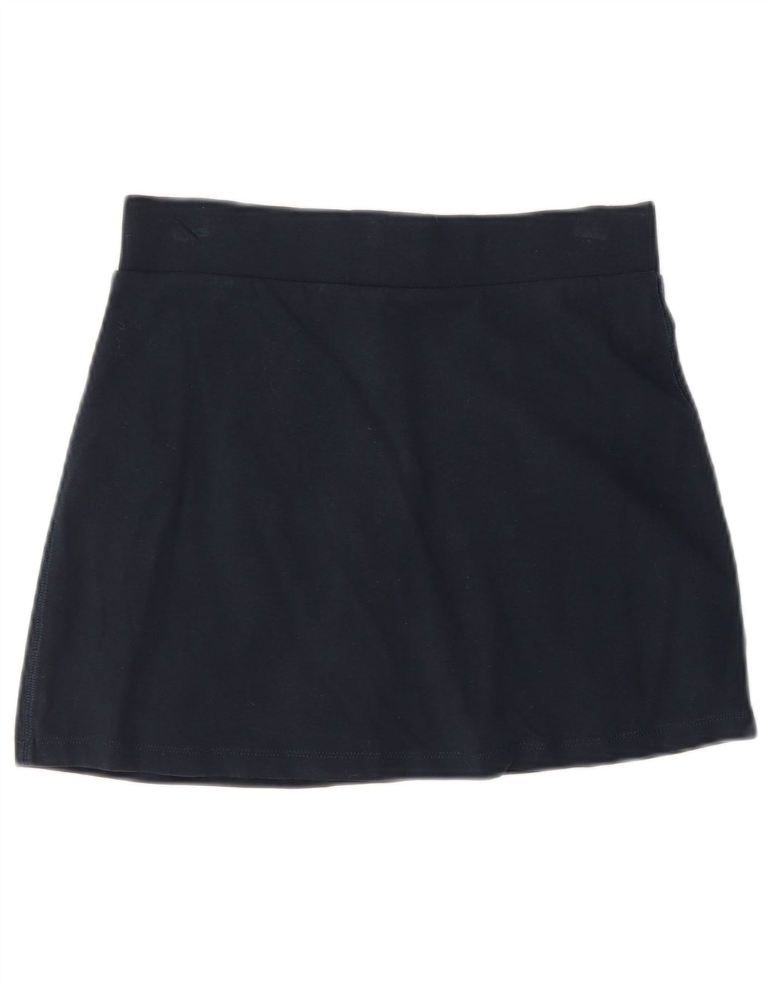 MARKS & SPENCER Girls Skort 11-12 Years Navy Blue Cotton