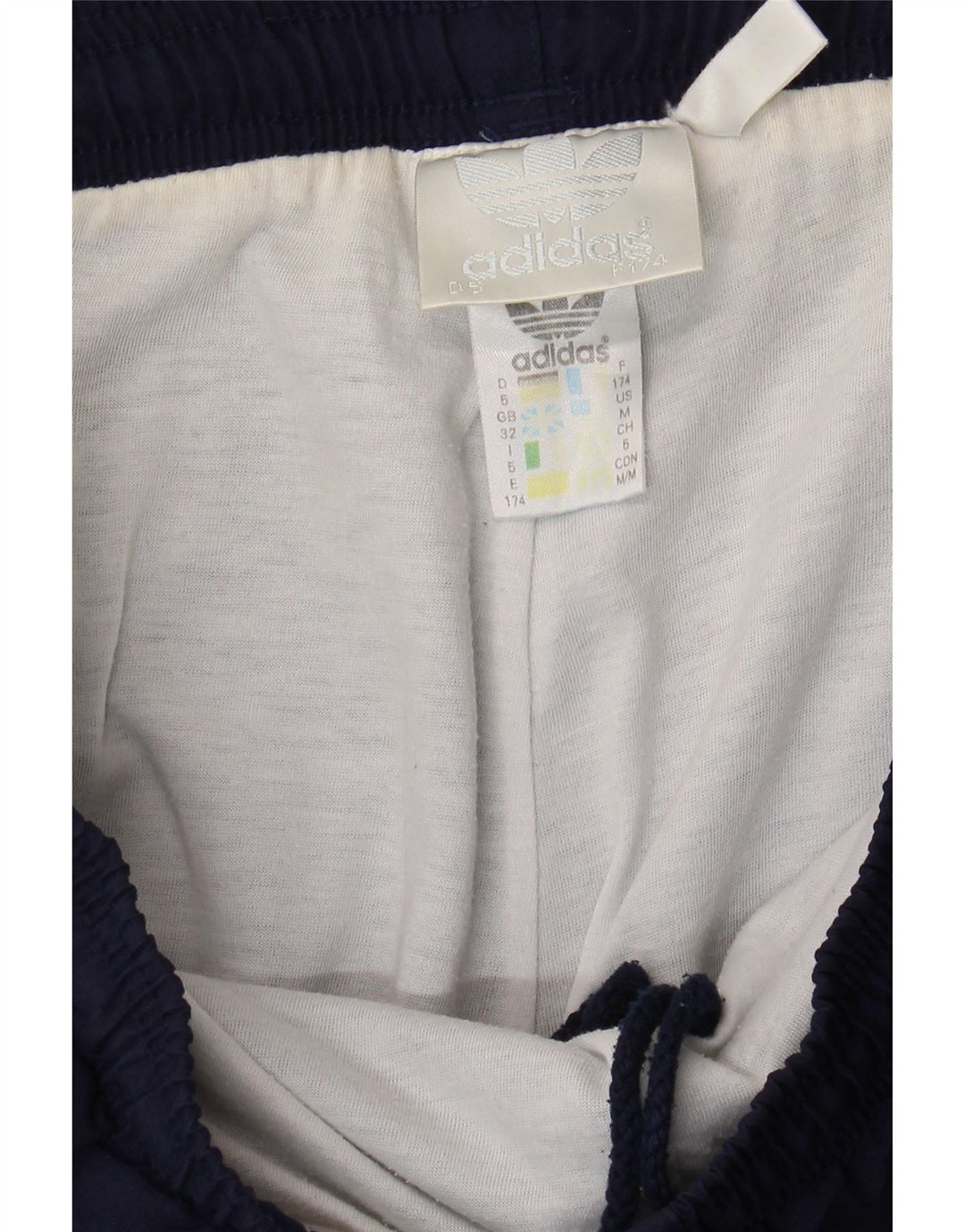 Adidas Mens Tracksuit Trousers Joggers Medium  Navy Blue Polyester