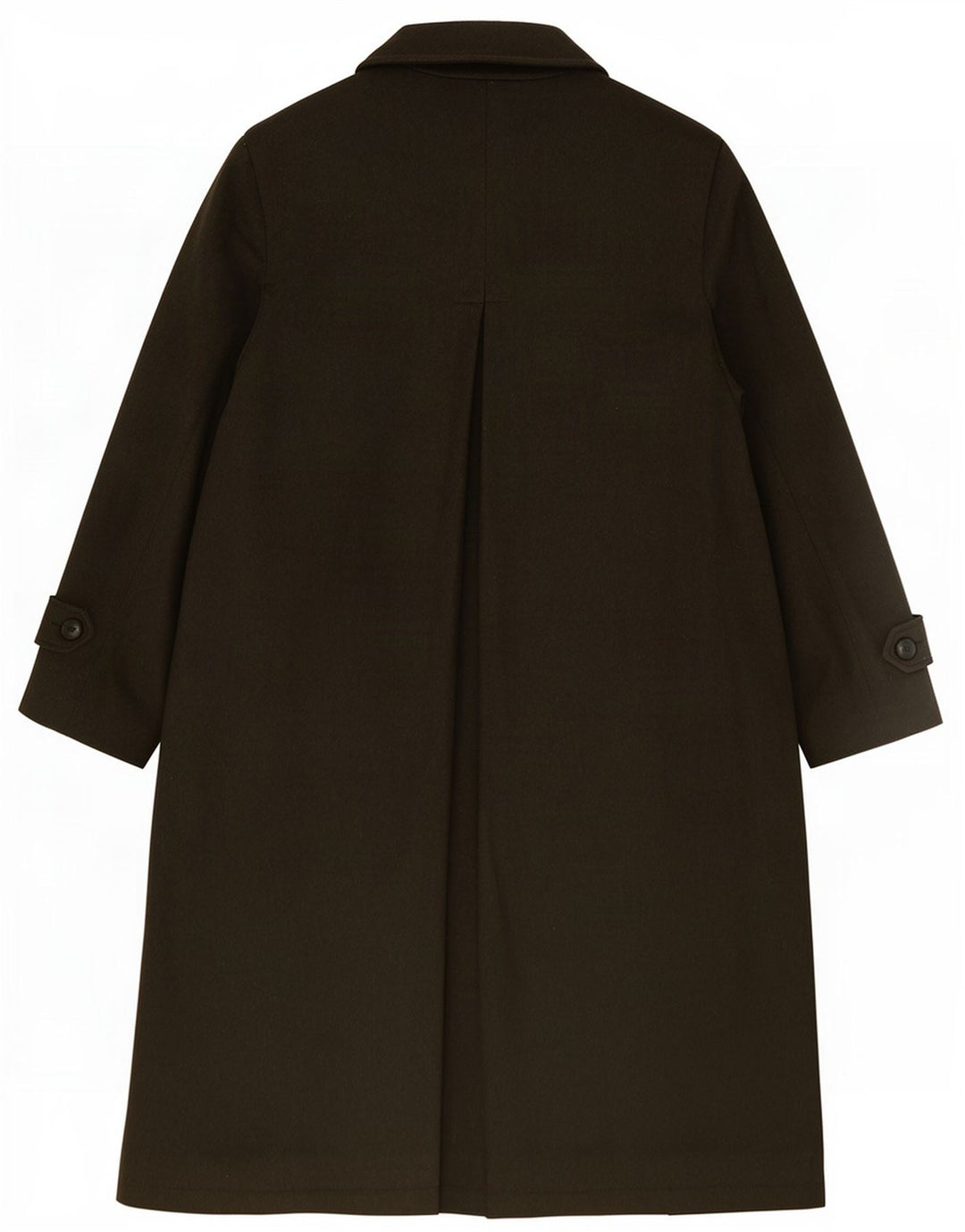 Bella Blu Womens Overcoat IT 46 Large Khaki Wool