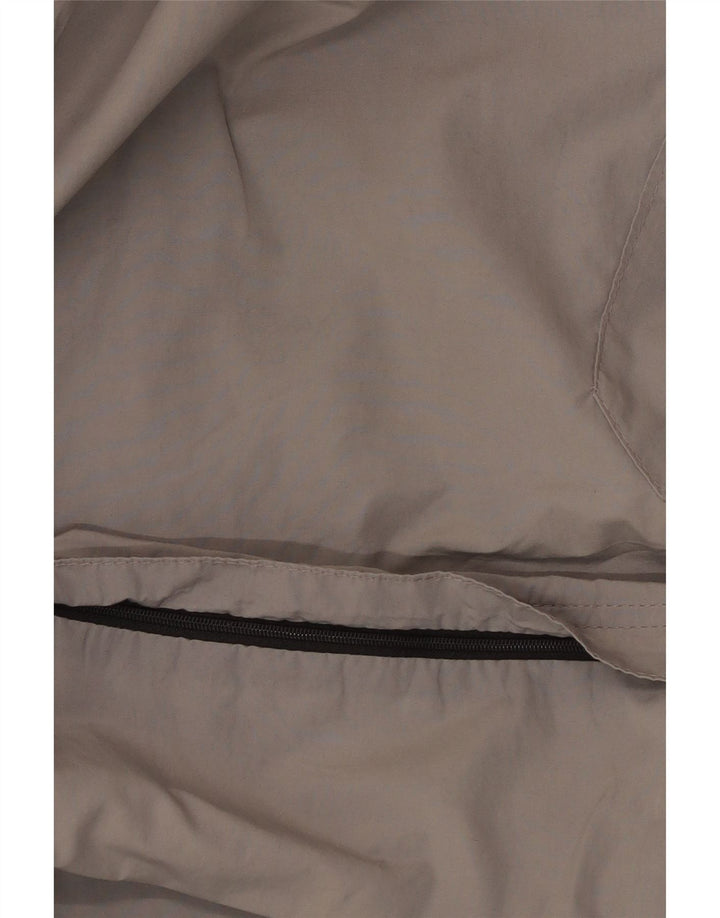 MARKS & SPENCER Mens Straight Cargo Trousers W40 L31 Grey Polyamide