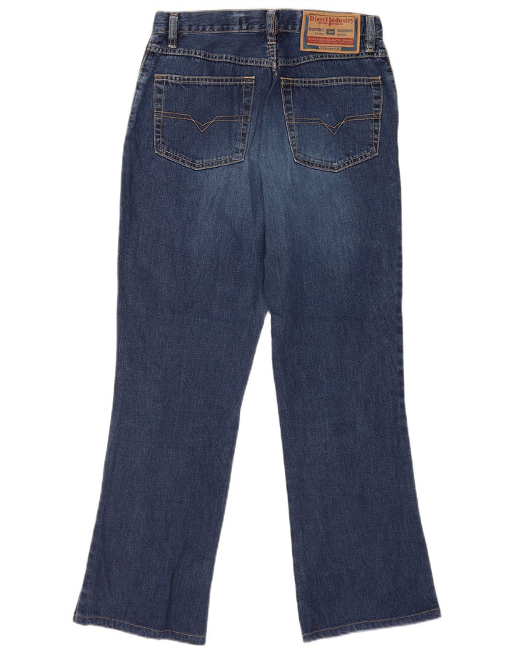 Diesel Mens Bootcut Jeans W31 L28 Blue Cotton