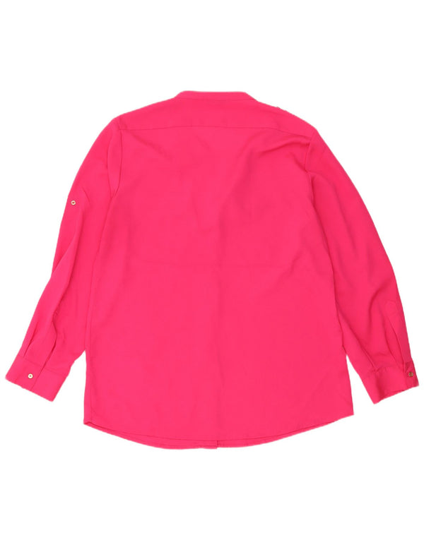 Calvin Klein Womens Military Shirt Blouse UK 18 XL Pink