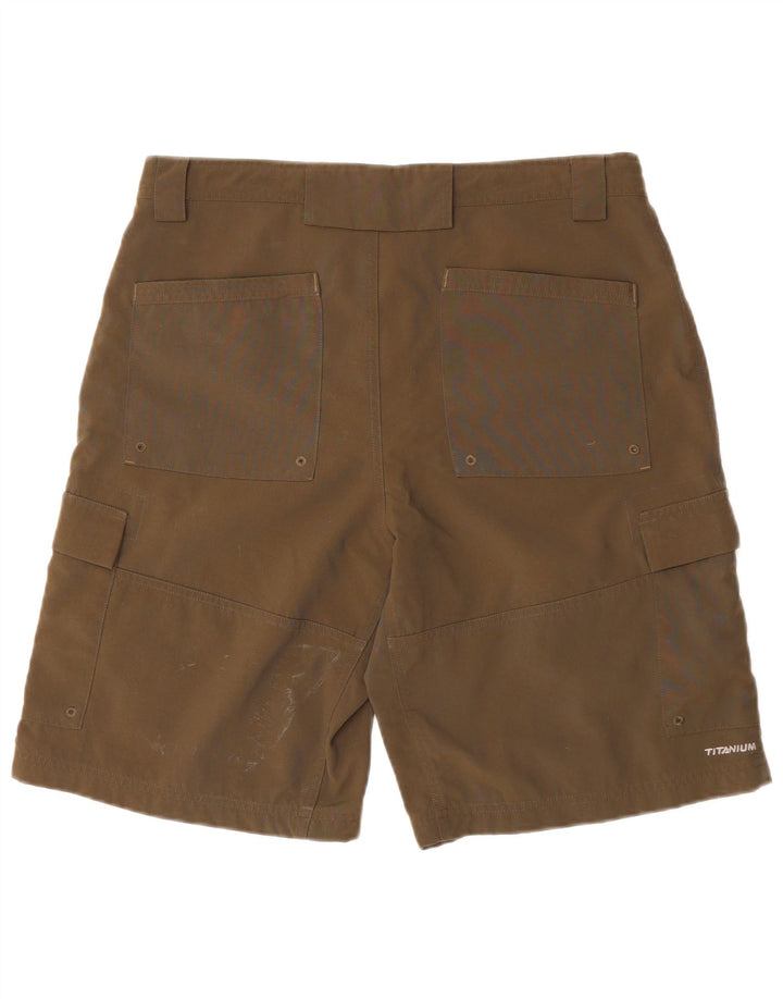 COLUMBIA Mens Titanium Cargo Shorts  W34 Large Khaki Nylon