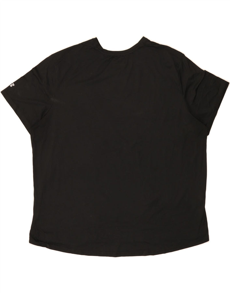 RUSSELL ATHLETIC Mens Dri-Power T-Shirt Top UK 54/56 3XL Black Polyester Vintage Russell Athletic and Second-Hand Russell Athletic from Messina Hembry 