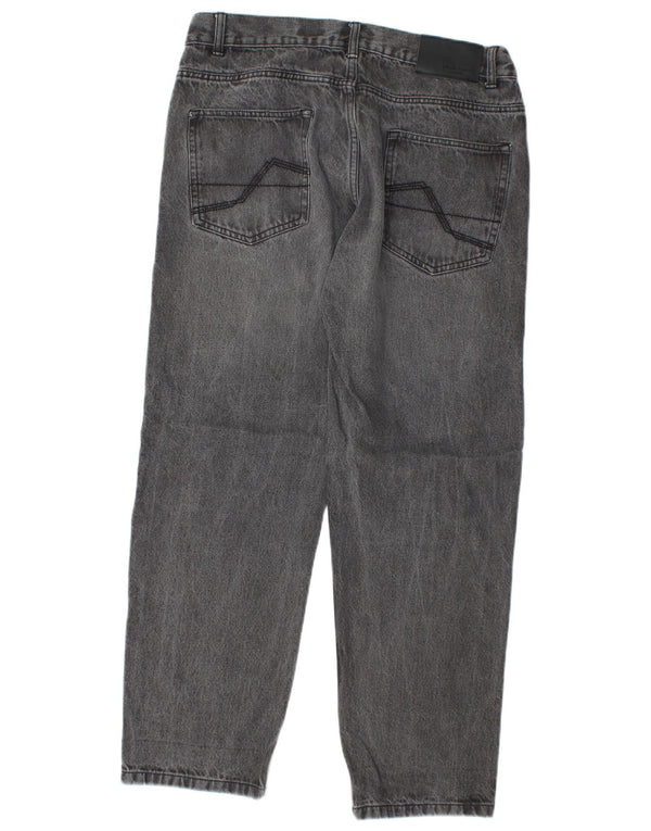 Pierre Cardin Mens Regular Fit Straight Jeans W32 L28 Grey Cotton