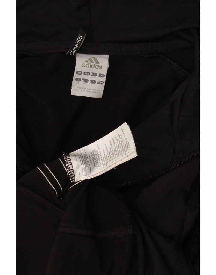 Adidas Womens Clima 365 Zip Hoodie Sweater UK 12 Medium Black Polyester