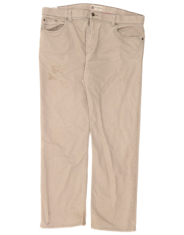 Marks & Spencer Mens Blue Harbour Straight Jeans W40 L31 Grey Cotton