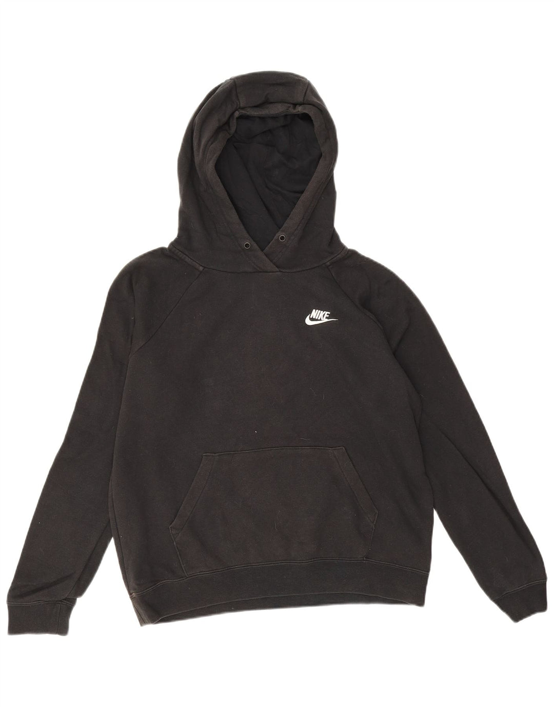 Nike Mens Hoodie Jumper Small Black Cotton
