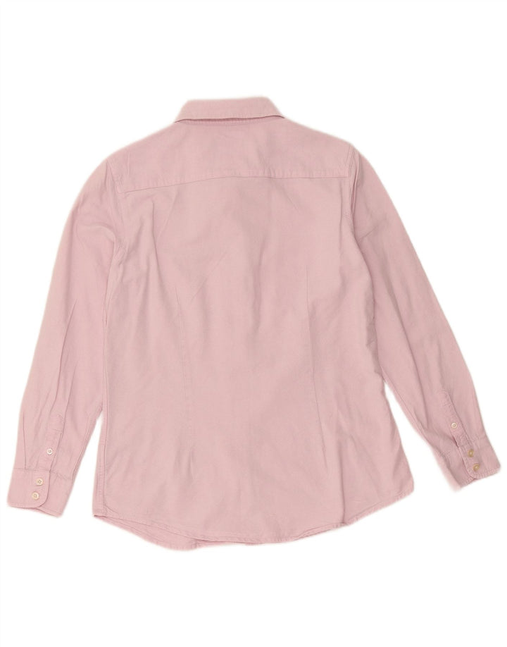 Crew Clothing Womens Shirt UK 12 Medium Pink Cotton