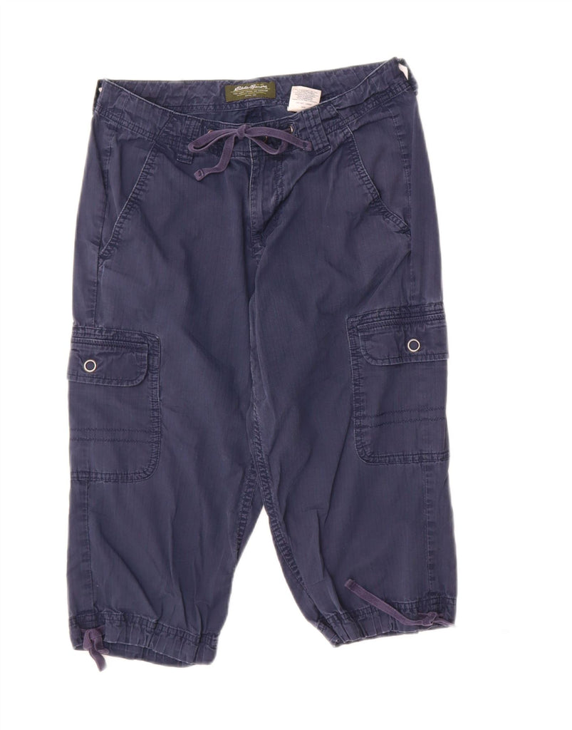 EDDIE BAUER Womens Seattle Cargo Bermuda Shorts US 2 XS W26  Navy Blue Vintage Eddie Bauer and Second-Hand Eddie Bauer from Messina Hembry 