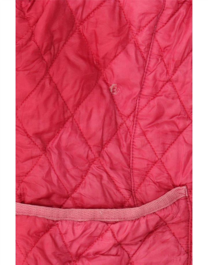 Barbour Womens Quilted Gilet UK 8 Small Pink