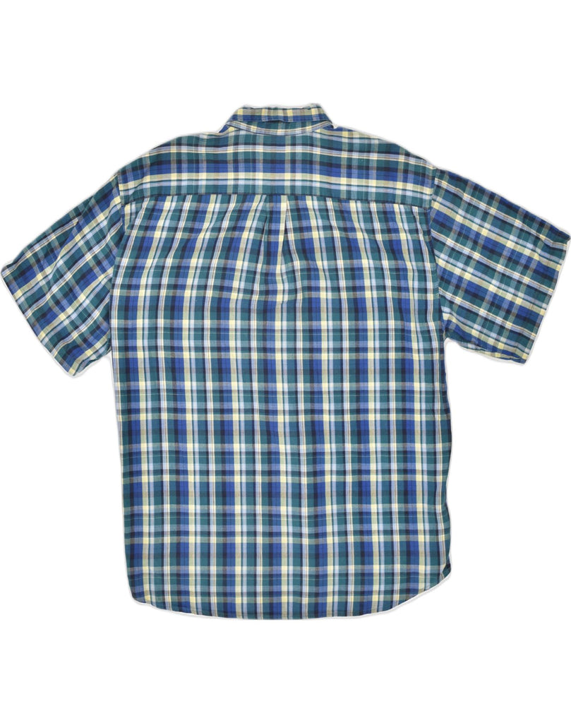 DOCKERS Mens Shirt XL Blue Check Cotton | Vintage Dockers | Thrift | Second-Hand Dockers | Used Clothing | Messina Hembry 