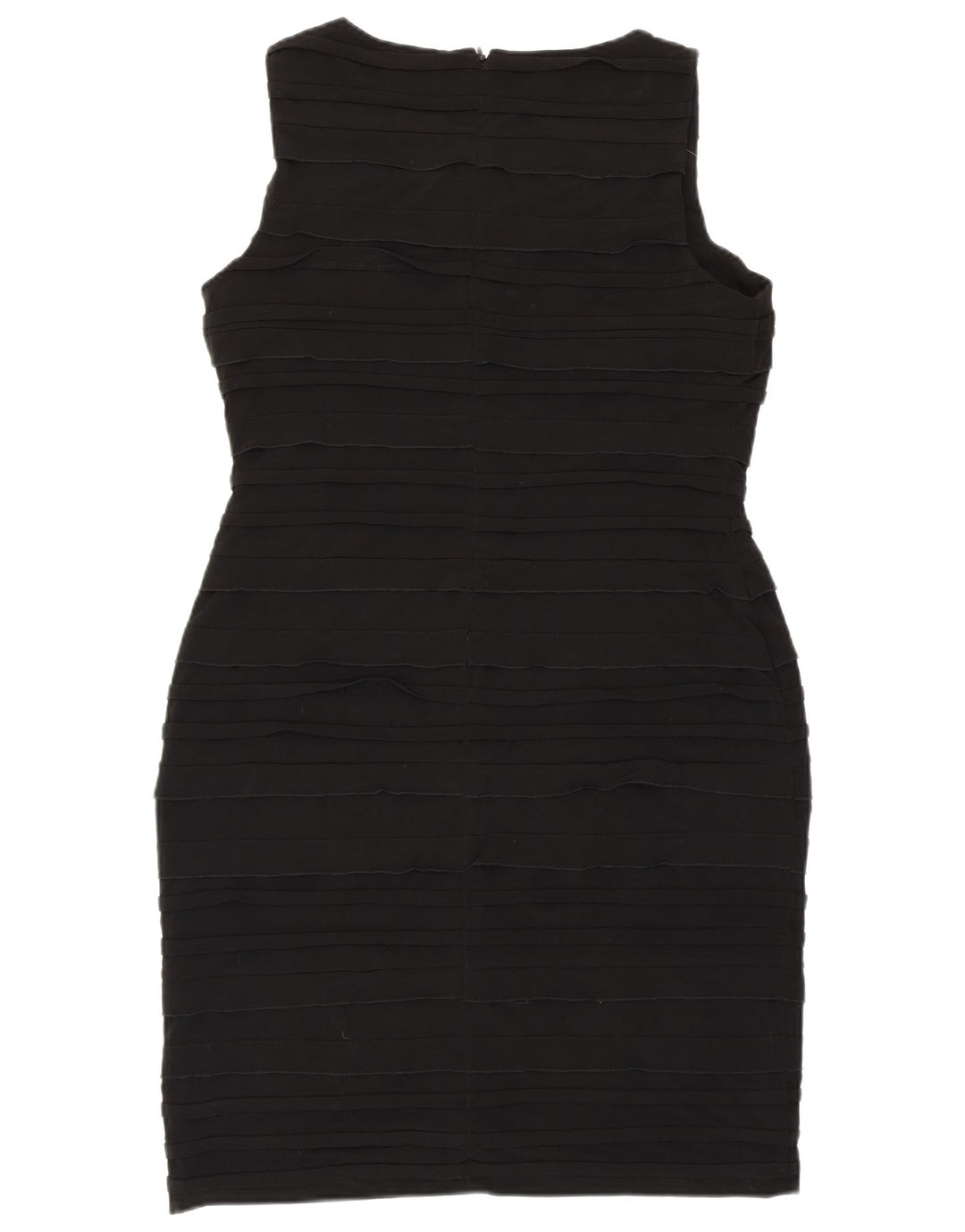 CALVIN KLEIN Womens Sleeveless Sheath Dress US 12 Large Black Polyester