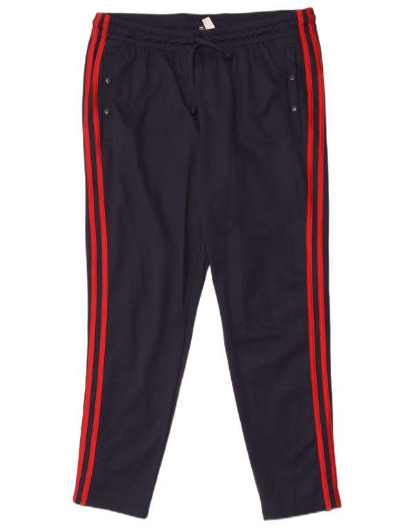 Adidas Womens Tracksuit Trousers UK 16/18 Large  Navy Blue Polyester
