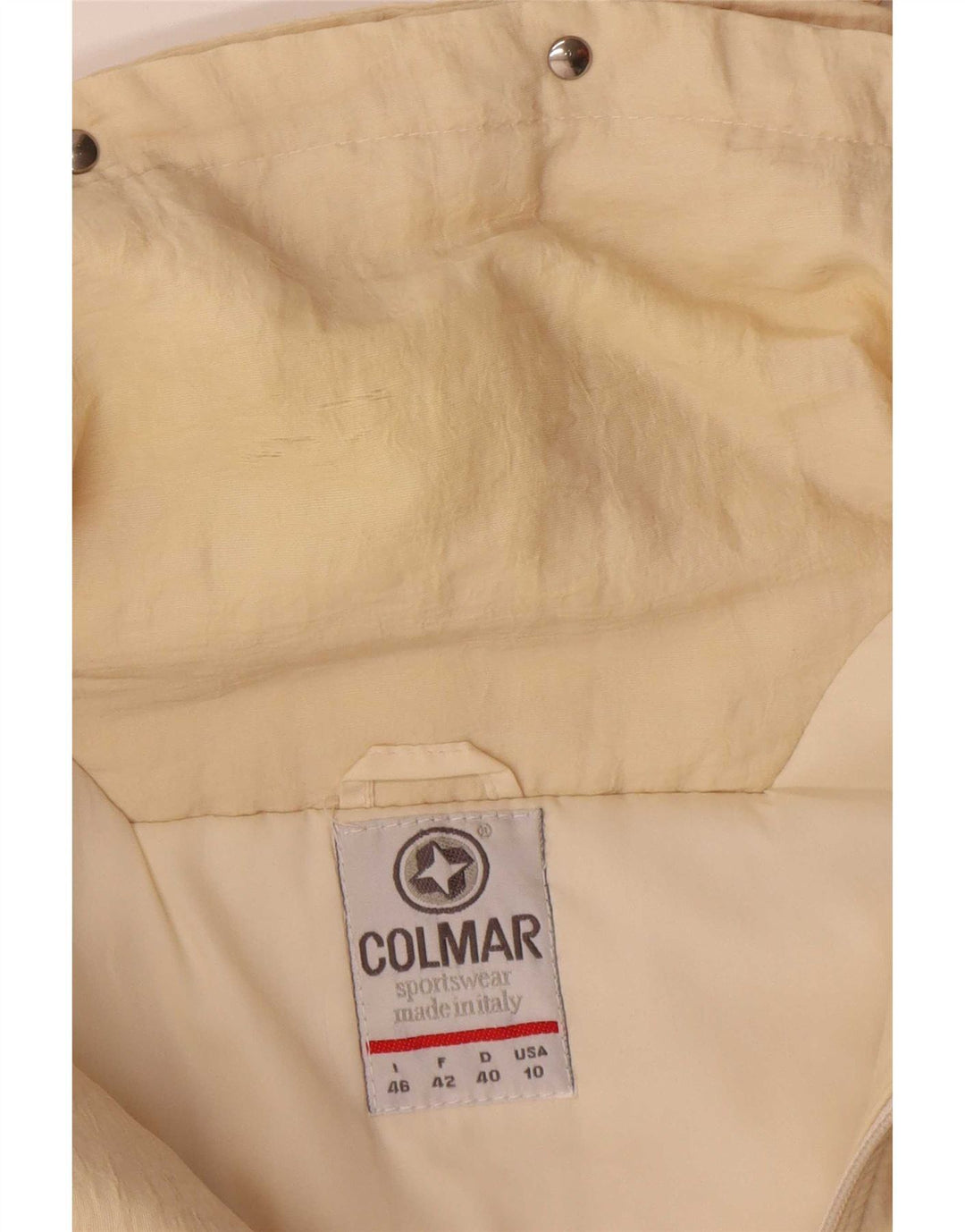 Colmar Womens Oversized Windbreaker Jacket IT 48 XL Yellow