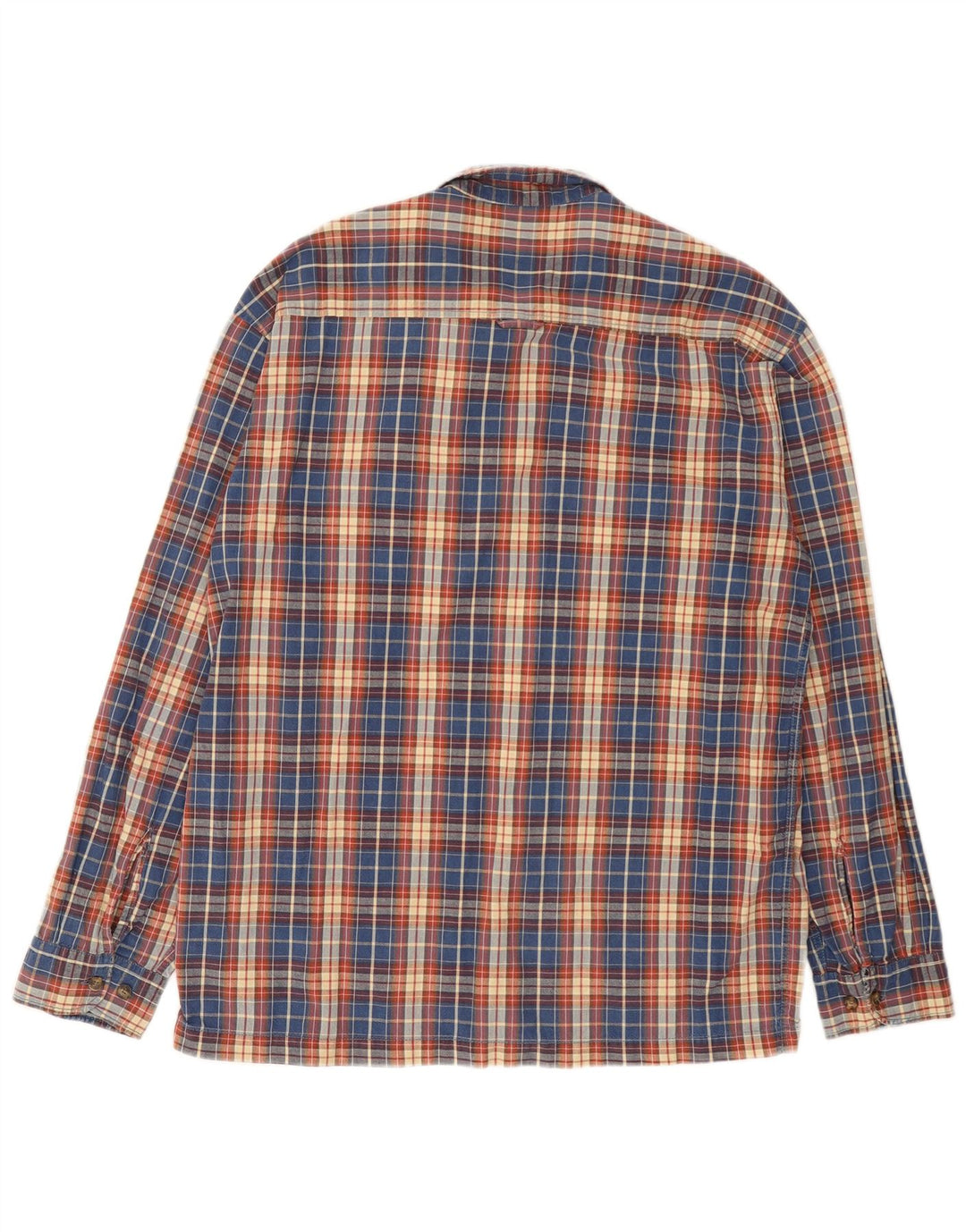 Wrangler Mens Flannel Shirt Large Multicoloured Check Cotton