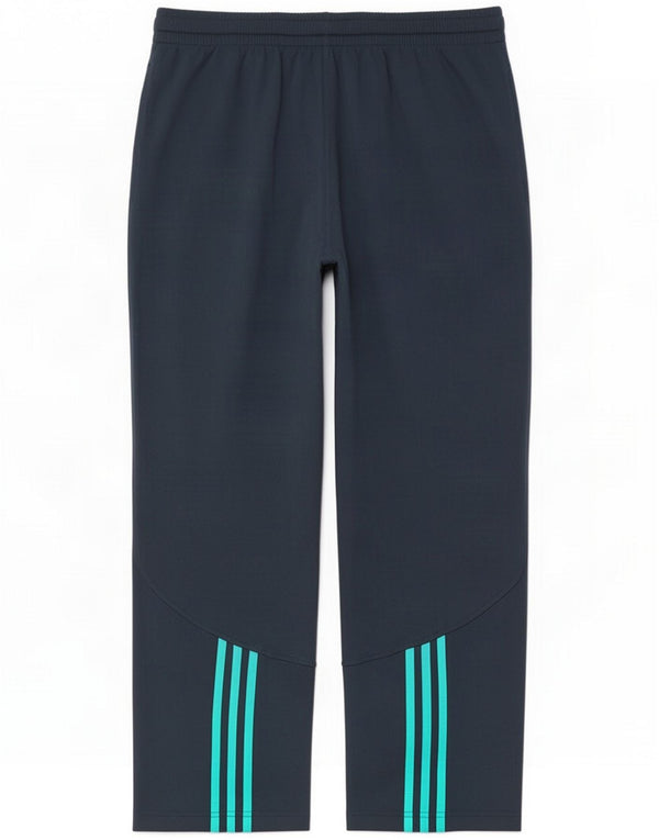 Adidas Womens Tracksuit Trousers UK 12/14 Medium Navy Blue Polyester