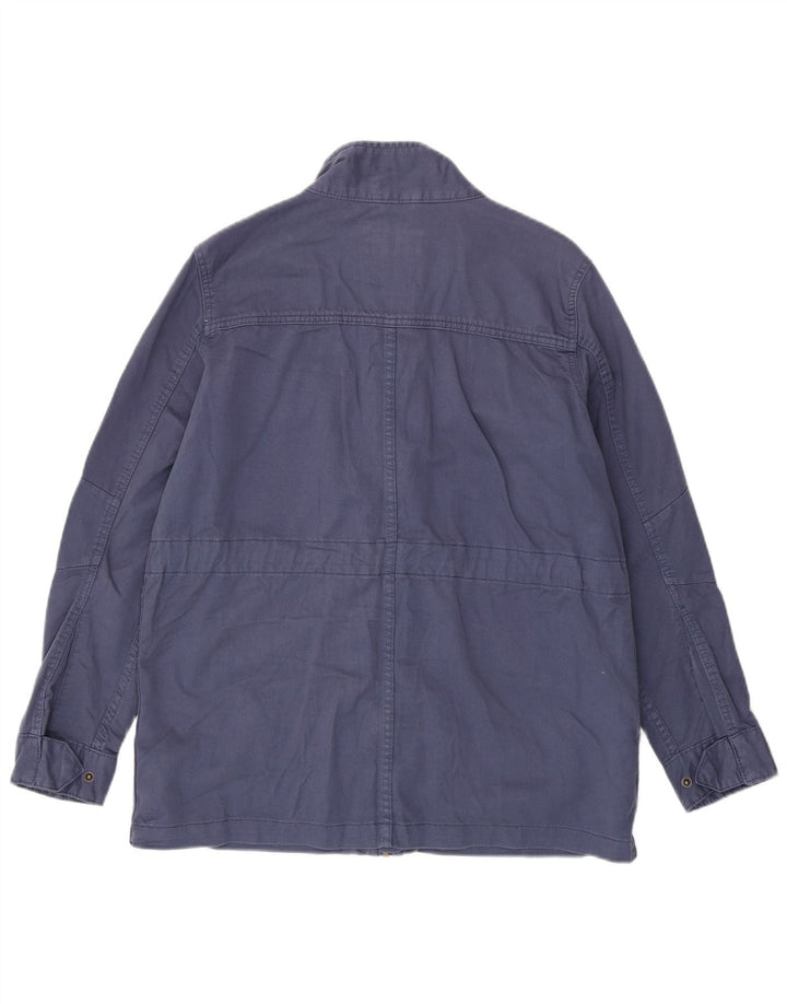 Marks & Spencer Womens Oversized Utility Jacket UK 10 Small Navy Blue