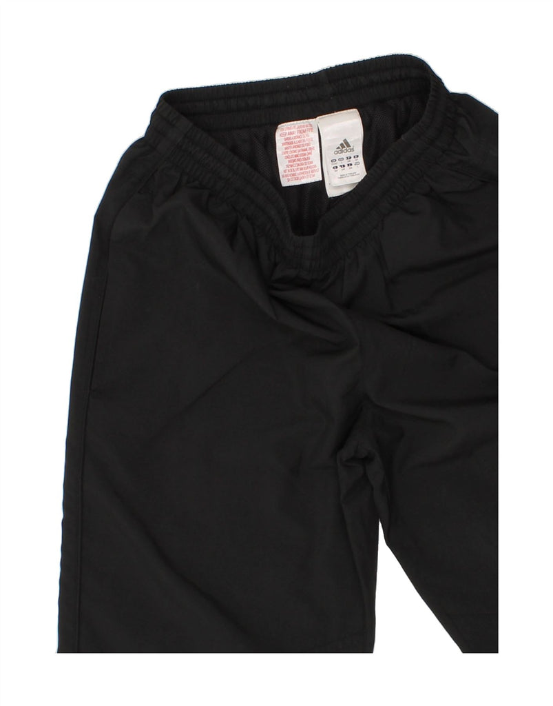 ADIDAS Boys Graphic Bermuda Sport Shorts 13-14 Years  Black Polyester Vintage Adidas and Second-Hand Adidas from Messina Hembry 