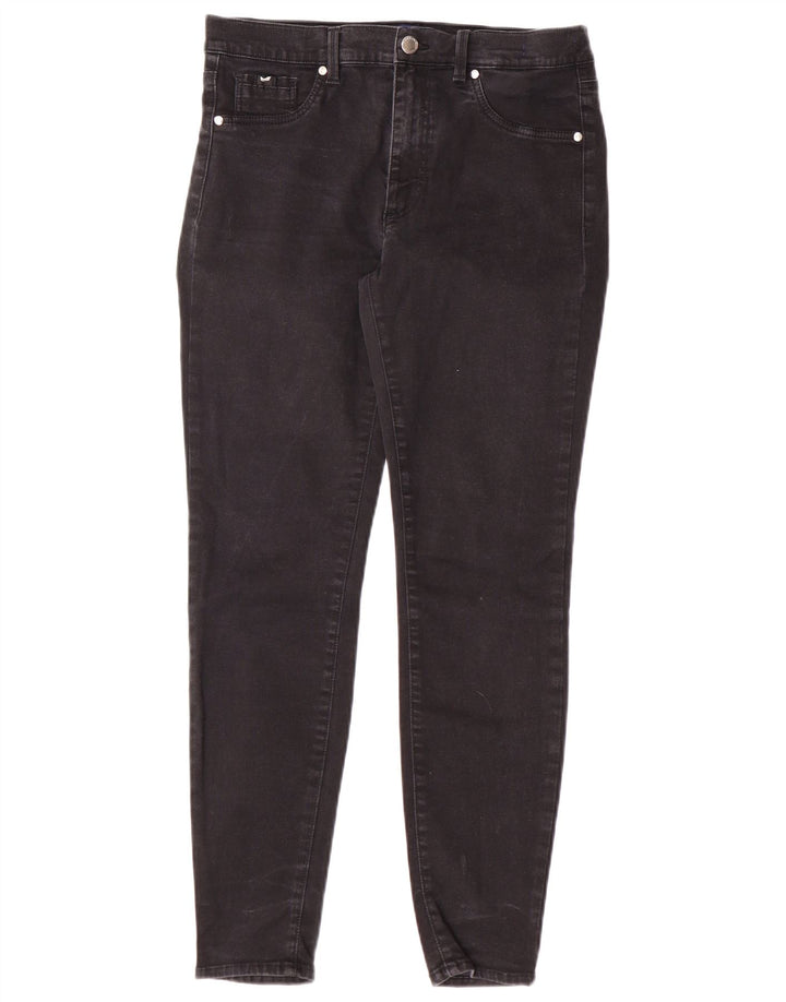 Gas Womens Slim Jeans W31 L28 Black Cotton