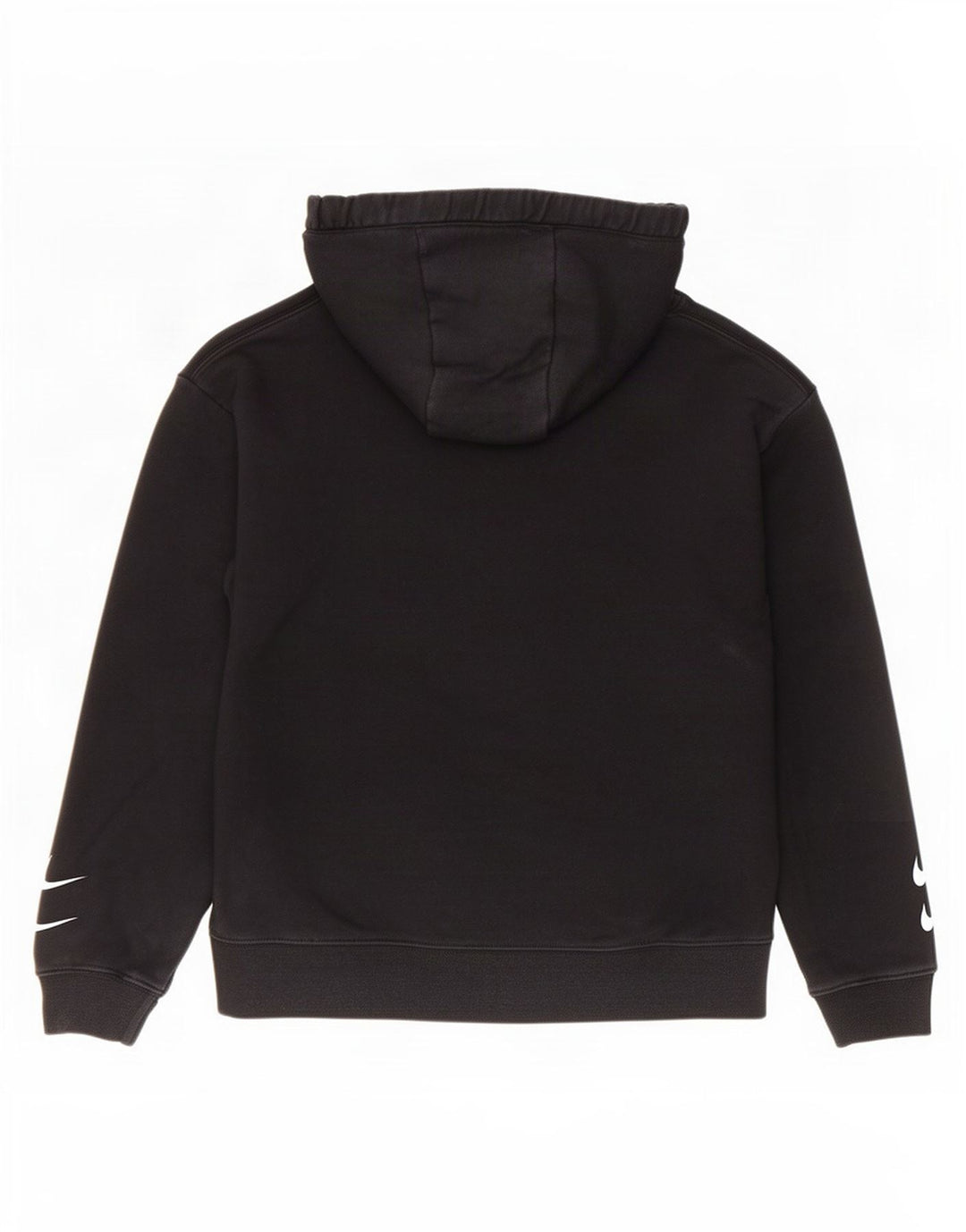 Nike Mens Graphic Hoodie Jumper Small Black Cotton