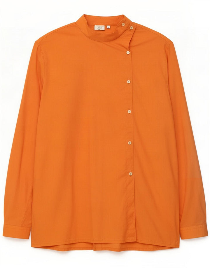Vintage Womens Shirt Blouse IT 46 Large Orange