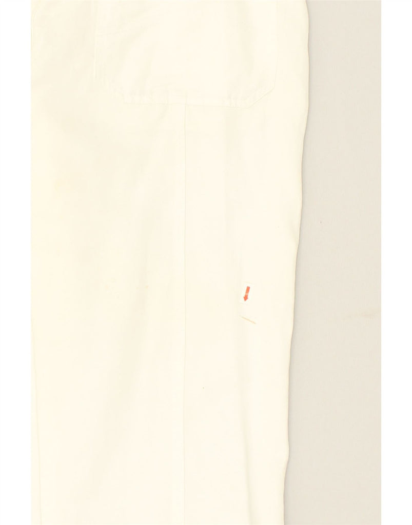 ARMANI Womens Chino Trousers W34 L31  White Cotton | Vintage Armani | Thrift | Second-Hand Armani | Used Clothing | Messina Hembry 