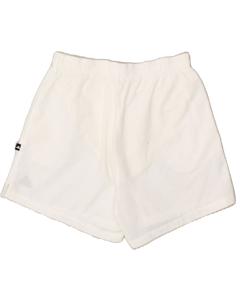 ADIDAS Mens Sport Shorts Large White Polyester | Vintage Adidas | Thrift | Second-Hand Adidas | Used Clothing | Messina Hembry 