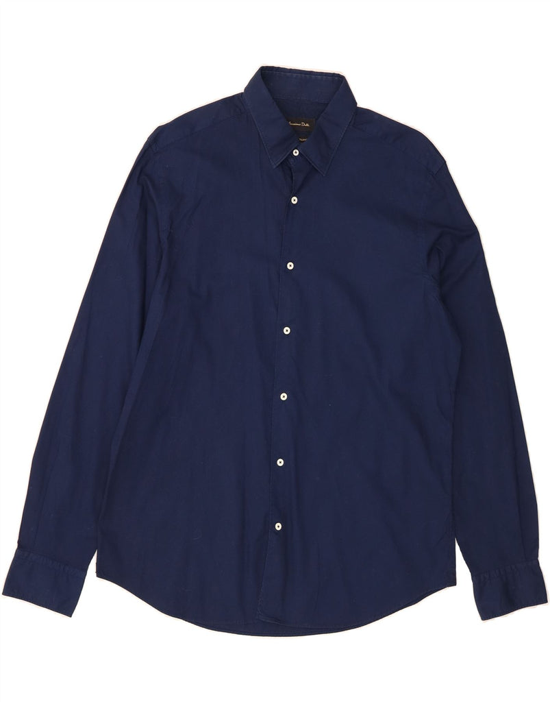MASSIMO DUTTI Mens Shirt XL Navy Blue Vintage Massimo Dutti and Second-Hand Massimo Dutti from Messina Hembry 