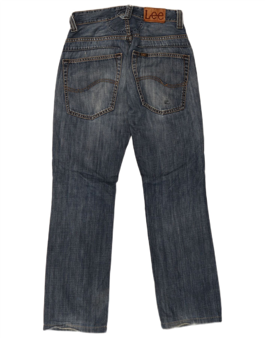 LEE Womens Knox Dart Straight Jeans W29 L29 Blue Cotton