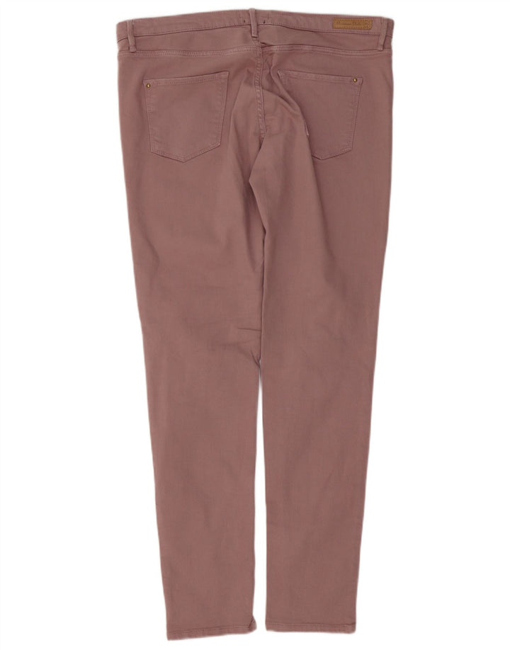 Massimo Dutti Womens Skinny Jeans W32 L30 Pink Cotton