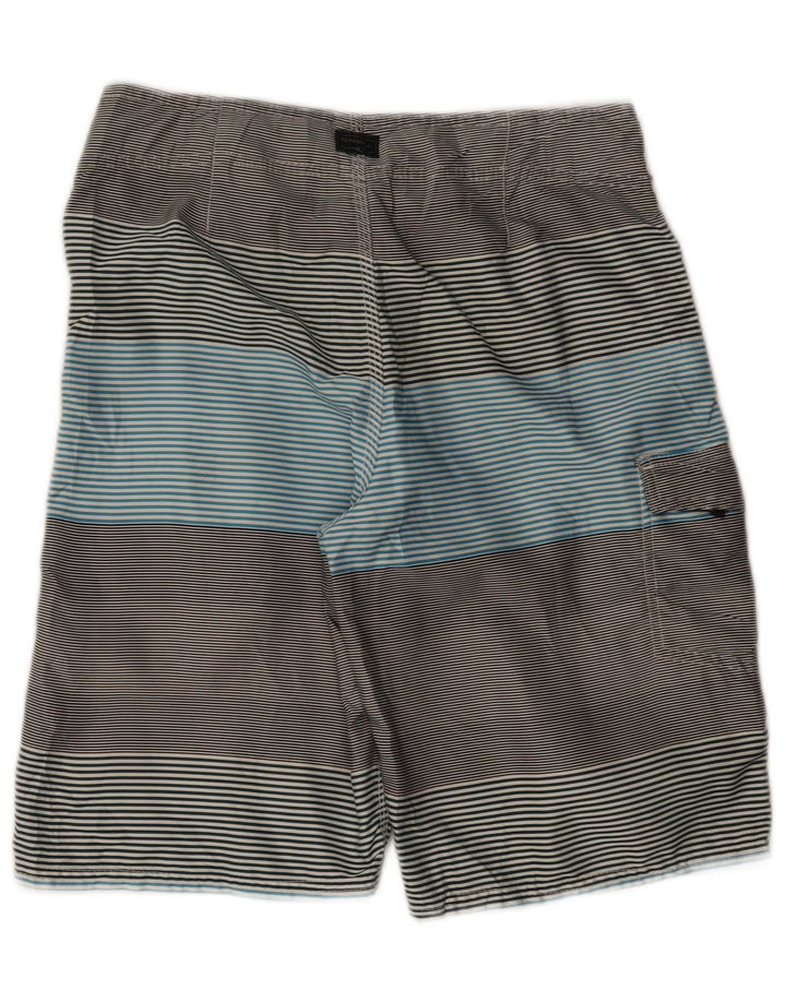 O'Neill Mens Swimming Shorts Small Multicoloured Striped Polyester