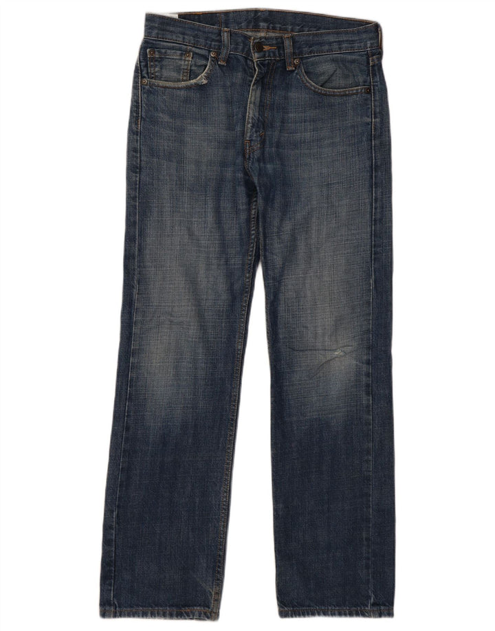 Levi's Womens Straight Jeans W30 L30 Navy Blue Cotton