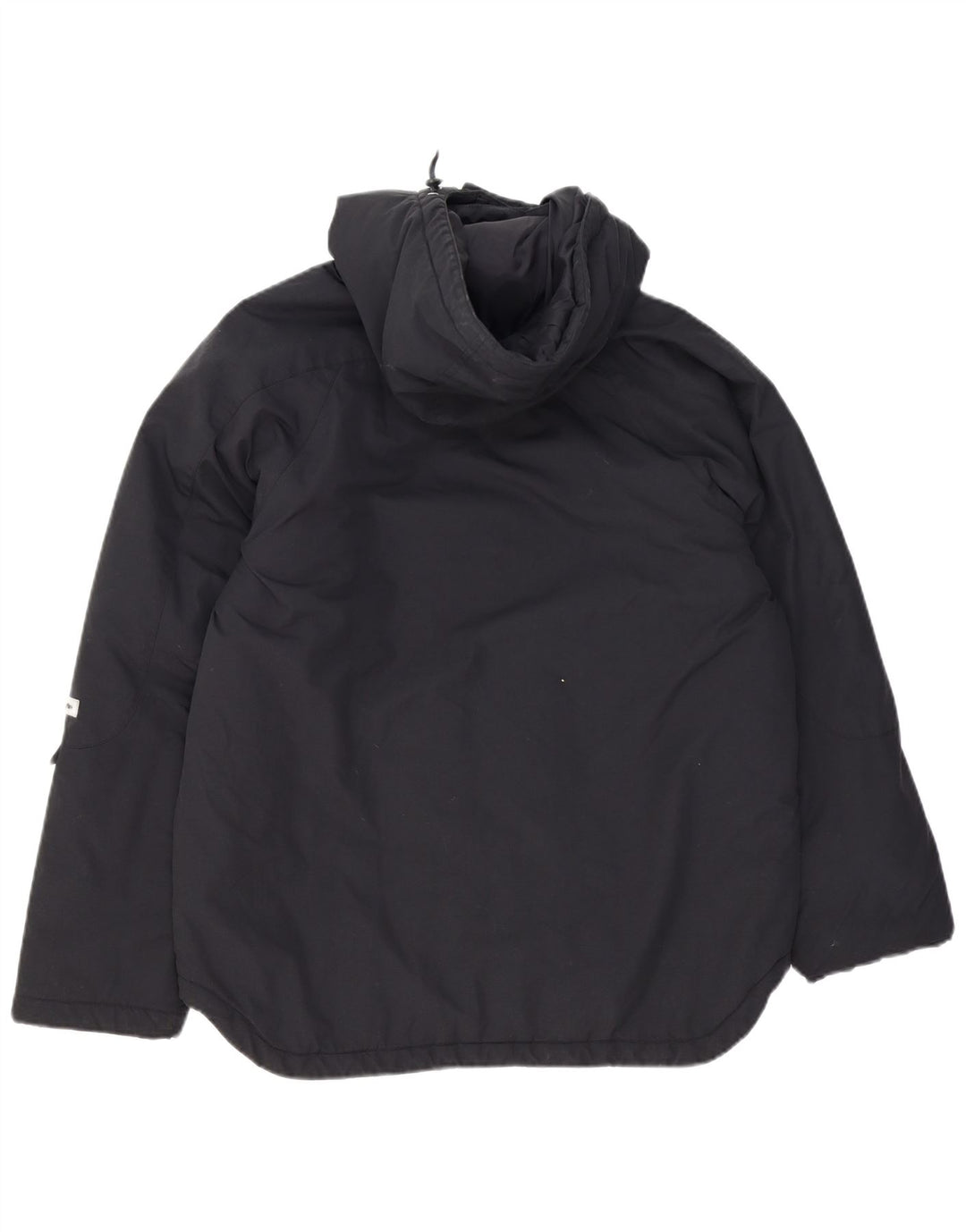 Champion Womens Hooded Padded Jacket UK 16 Large Black Polyester