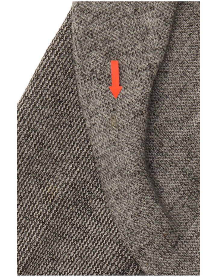 Luisa Spagnoli Womens 2 Button Blazer Jacket UK 14 Large Grey Virgin Wool