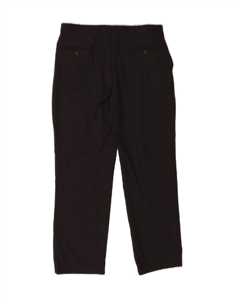 IZOD Boys Husky Straight Suit Trousers 15-16 Years XL W34 L30 Grey Vintage Izod and Second-Hand Izod from Messina Hembry 