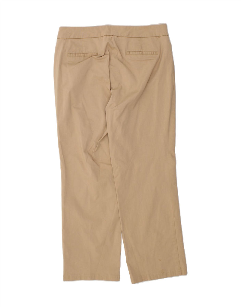 DOCKERS Womens Straight Casual Trousers US 12 Large W32 L27 Beige Cotton Vintage Dockers and Second-Hand Dockers from Messina Hembry 