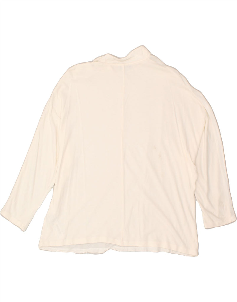 MASSIMO DUTTI Womens Top Long Sleeve EU 44 XL Off White | Vintage Massimo Dutti | Thrift | Second-Hand Massimo Dutti | Used Clothing | Messina Hembry 