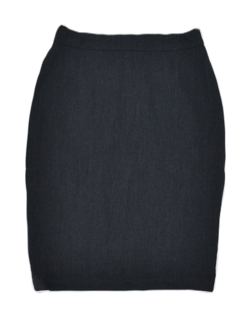 MAX MARA Womens Pencil Skirt UK 16 Large W30 Black Wool | Vintage | Thrift | Second-Hand | Used Clothing | Messina Hembry 