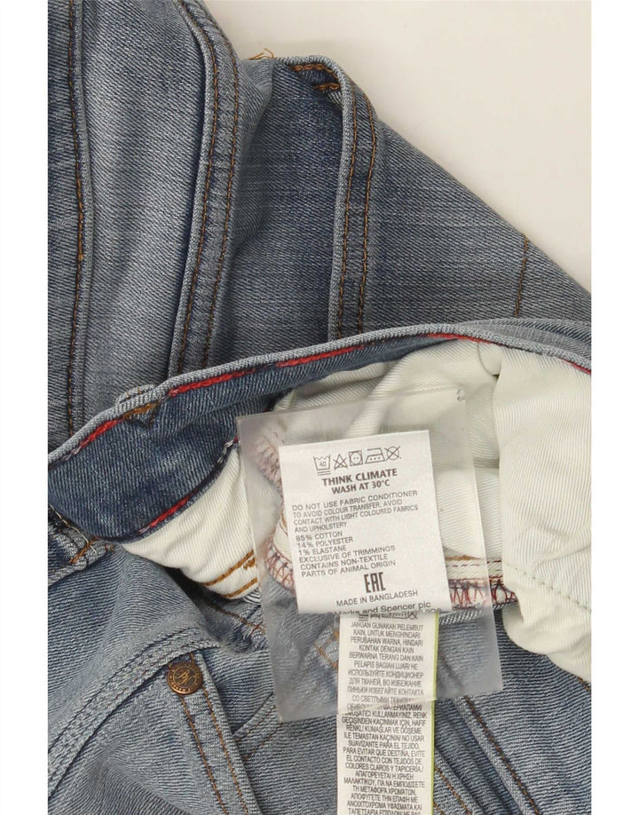Marks & Spencer Mens Slim Jeans W34 L31 Blue Cotton