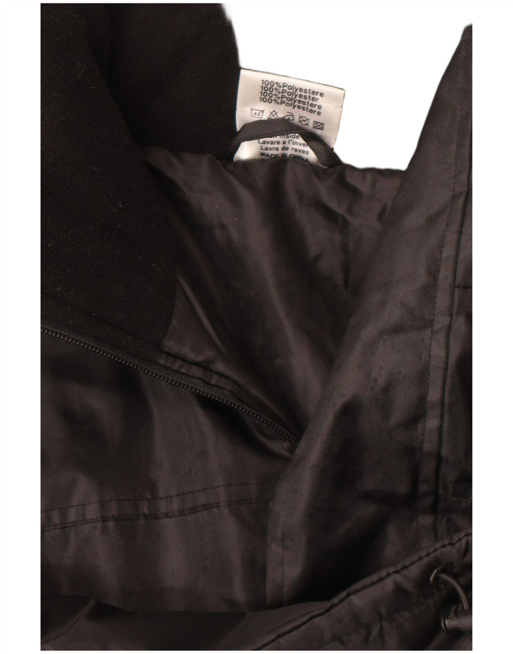 Asics Mens Graphic Windbreaker Jacket UK 40 Large Black Polyester